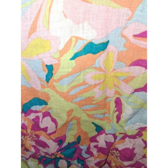Tine And Tru Multicolor Floral Sleeveless Button Up Blouse Sz XXL - Picture 2 of 3